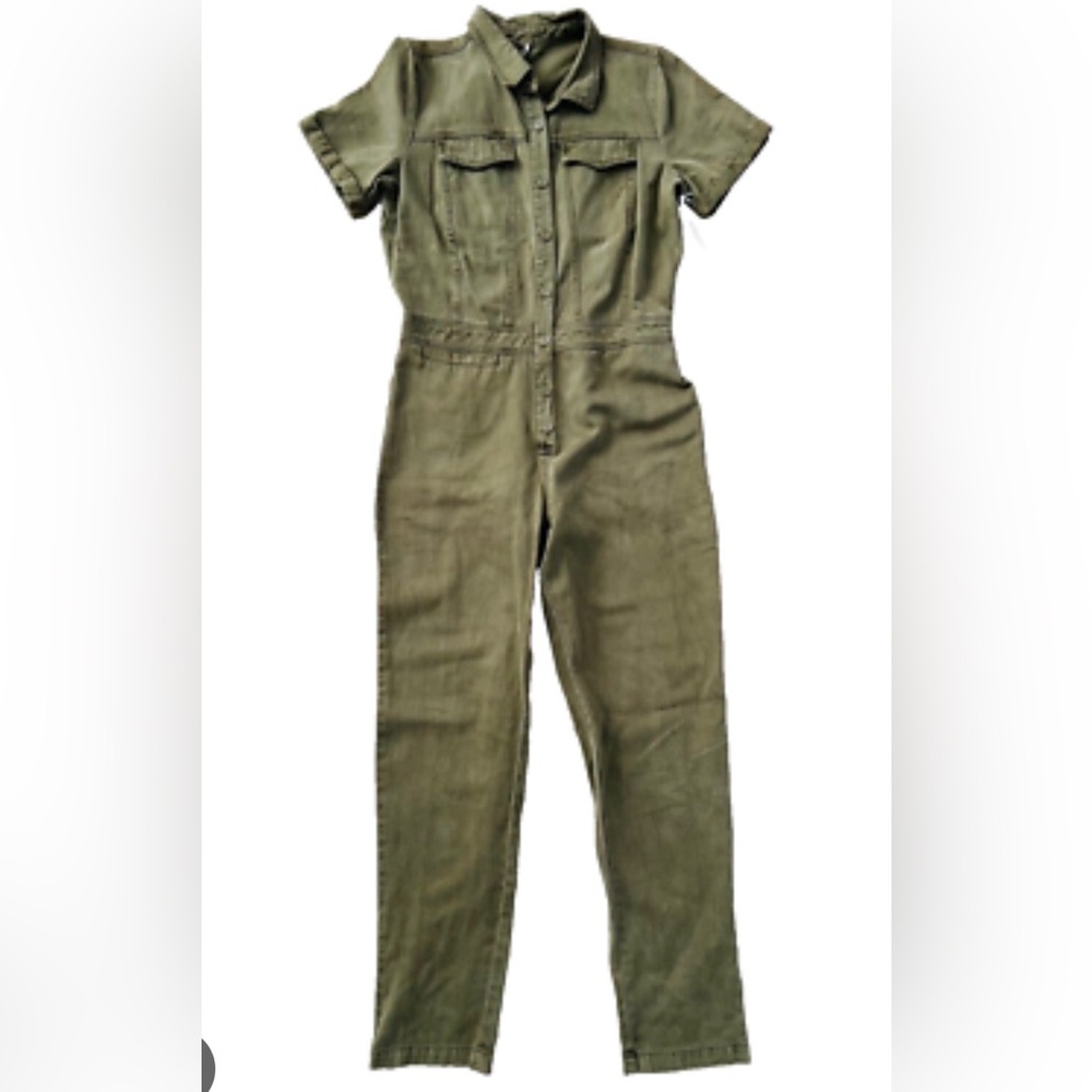 Young Fabulous & Broke Olive Jumpsuit